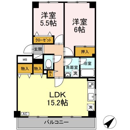 ベルエアーガーデンの間取り