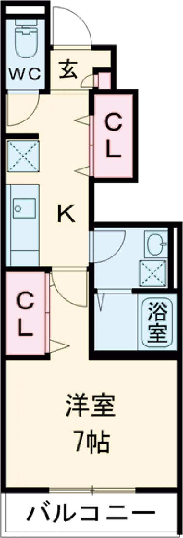 Clair 柏町の間取り