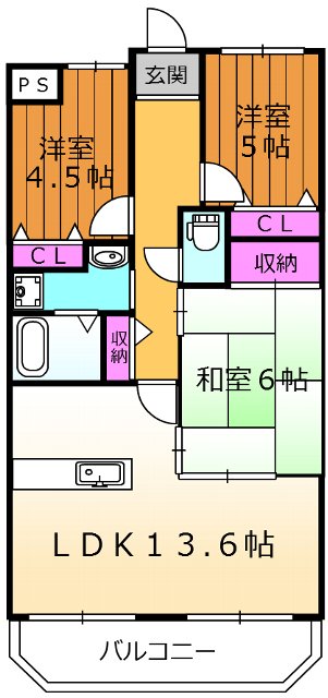 グランドヒルズ光明池の間取り