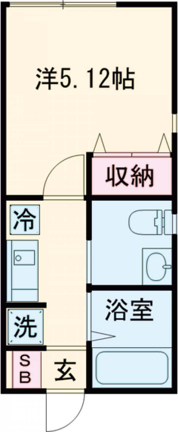 NSGATE五反野の間取り