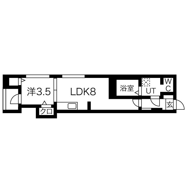 Lega庄内通の間取り