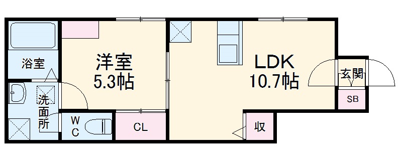 シエルクレアFの間取り
