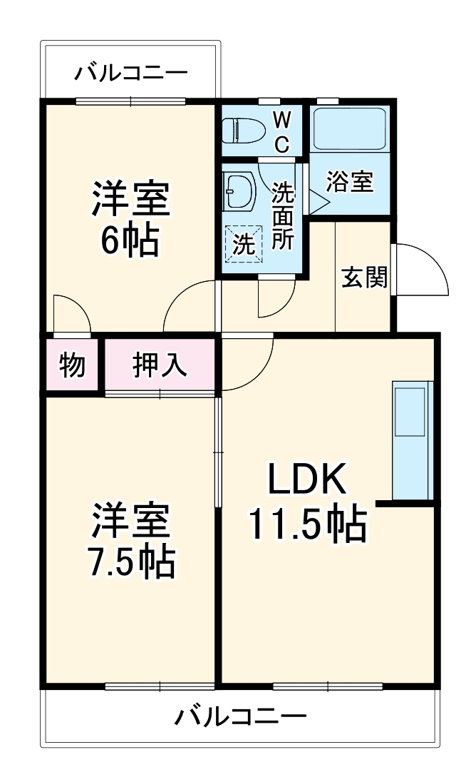 レジデンス曳馬の間取り