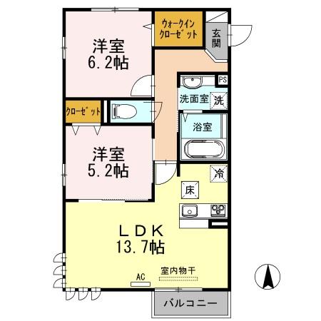 シーク・カシワの間取り