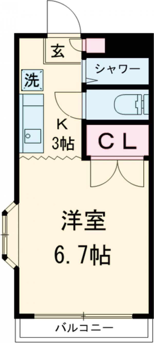 ハイネス宮腰の間取り