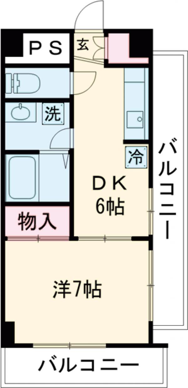 メイプル立川の間取り
