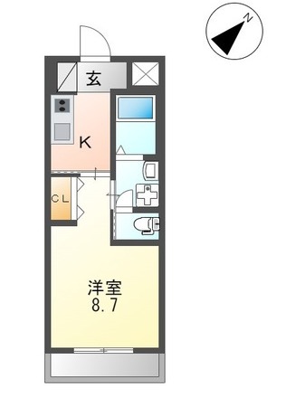 コンフォール二軒茶屋の間取り