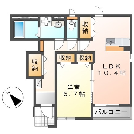 Verte Domicileの間取り