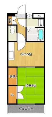 アンソレイエマンションの間取り