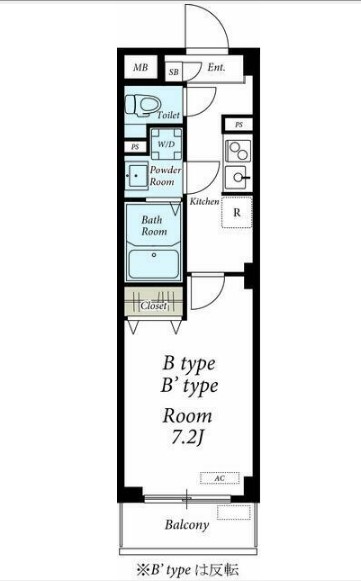 リブリ・GLANZの間取り
