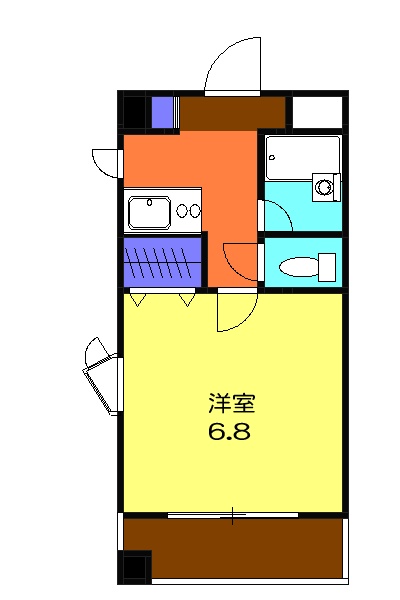 ヴィラMSの間取り