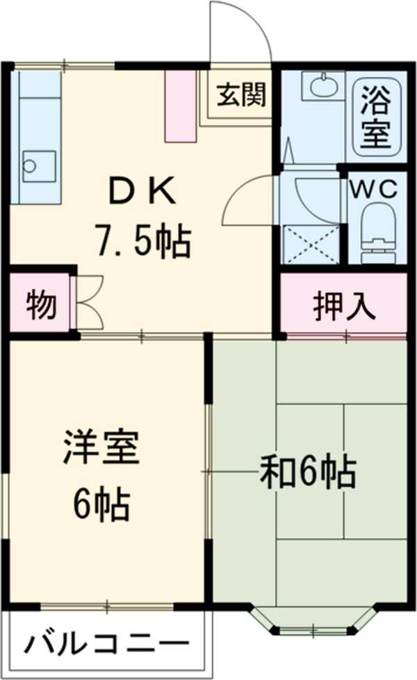 ムーンリット宮沢の間取り