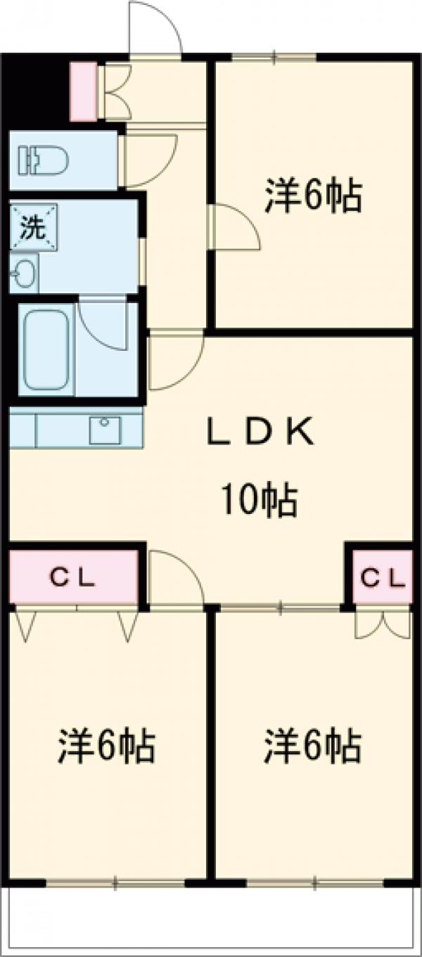 ダイチュウマンションの間取り