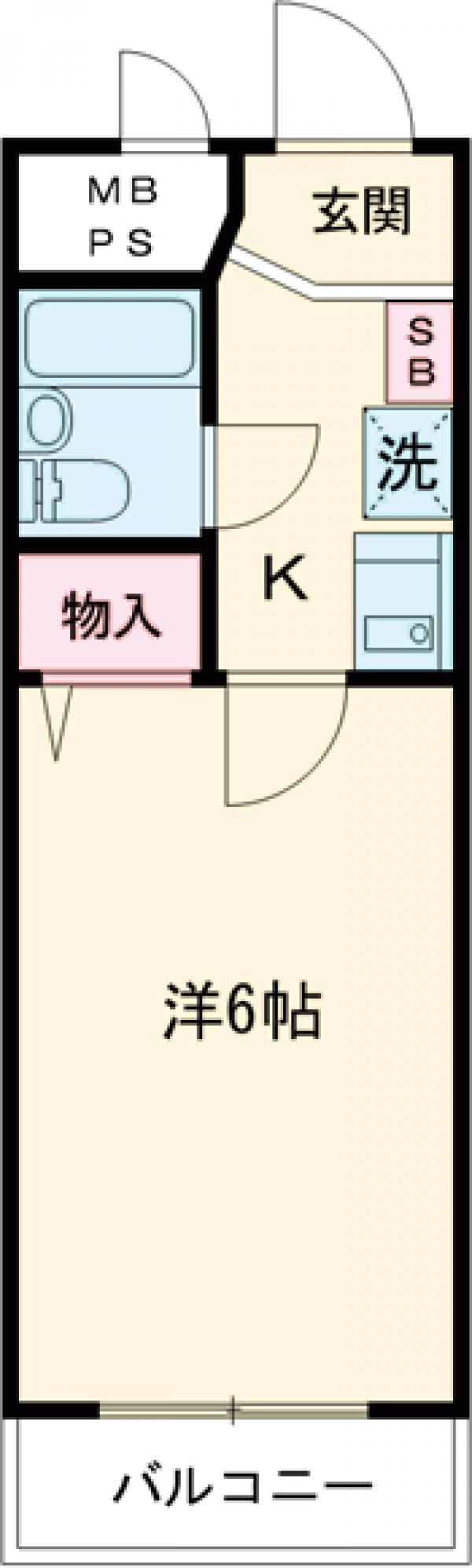 ライオンズマンション経堂第7の間取り