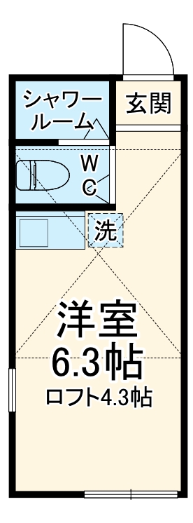 ユナイト上星川ポールパイアチェックの間取り