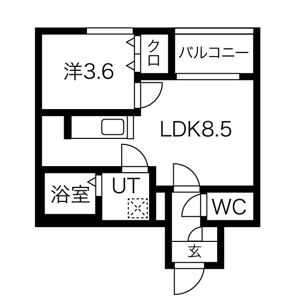 R-Smart中村公園の間取り