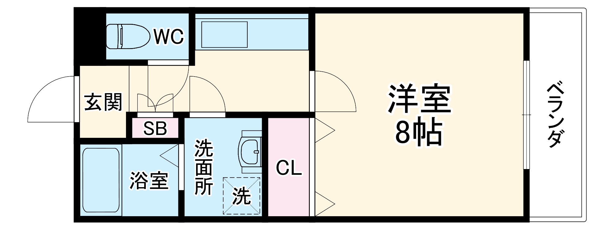 セレーノ西尾Ａ・Ｂの間取り