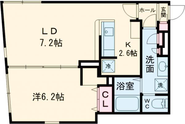 quador世田谷芦花公園の間取り
