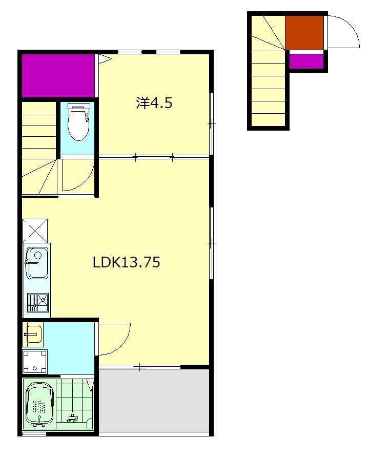 AIR ODAWARA KUNOの間取り