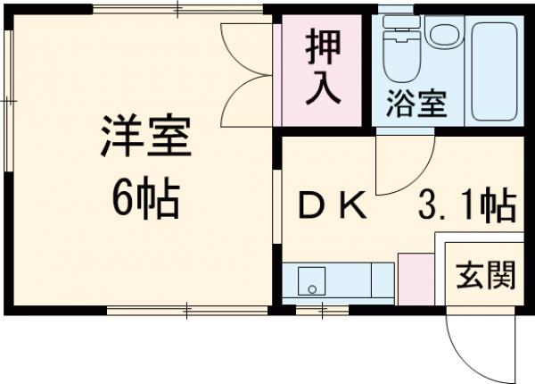 ウィンディア国立の間取り