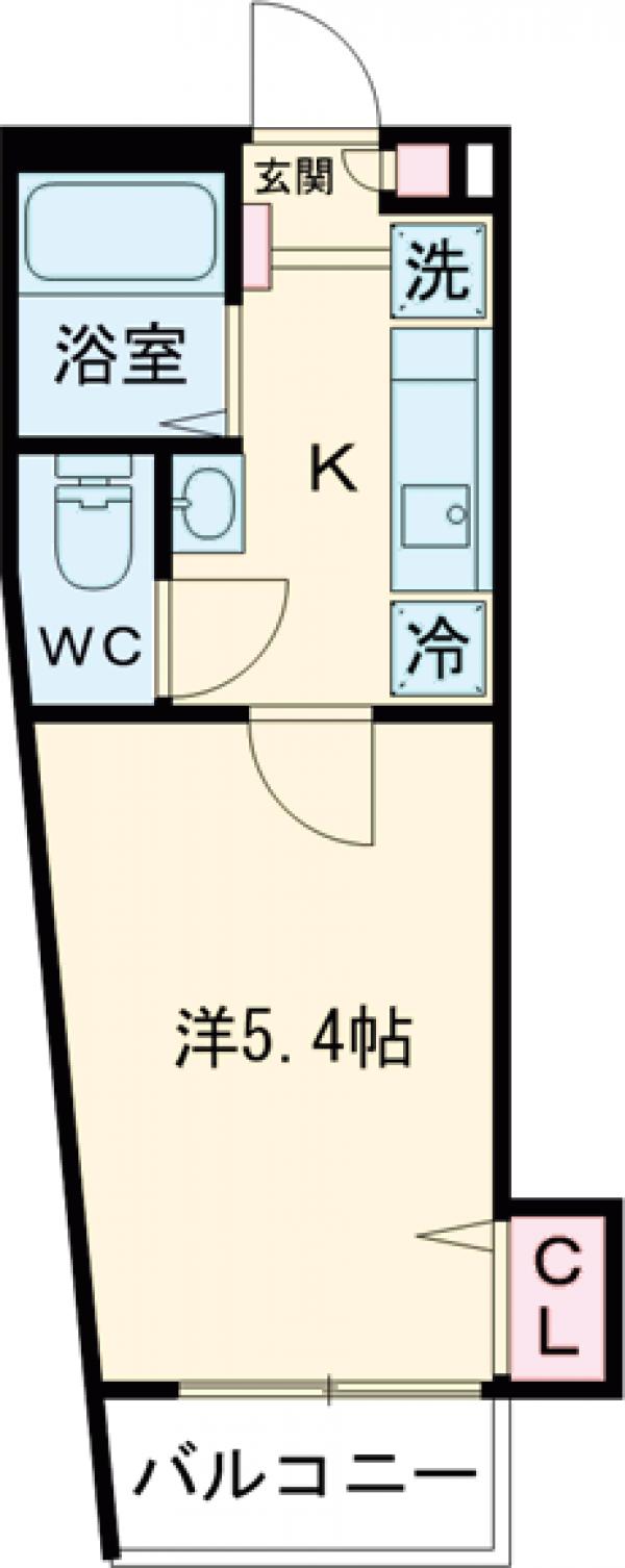 グランクオール西国立の間取り