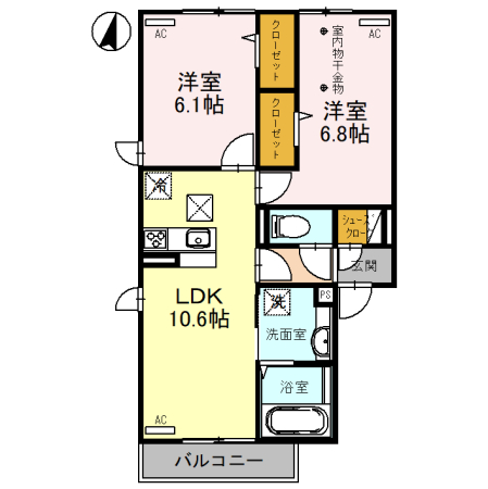 Rassurerの間取り
