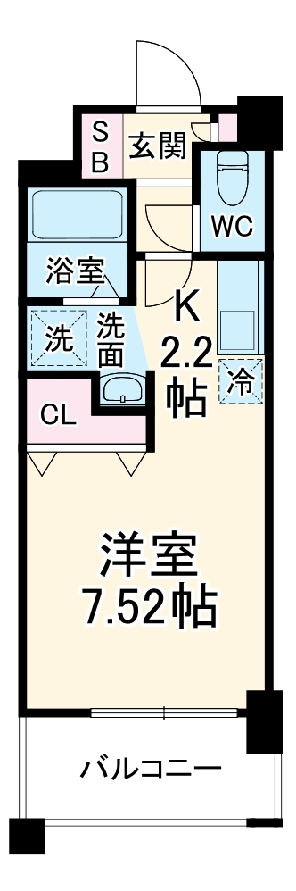 PRIMROSE・M壱番館の間取り