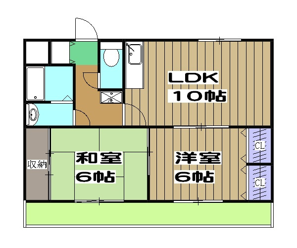 プレミール奥畑の間取り