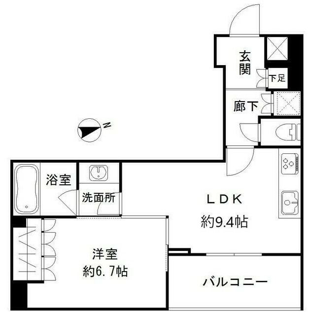 RODIA立川の間取り