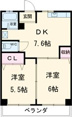 ローズレジデンスの間取り
