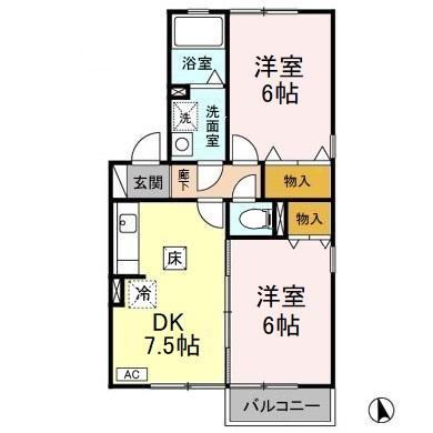 サンハイムの間取り