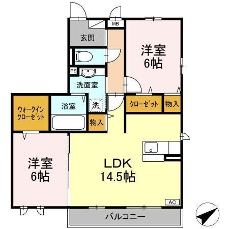 ブリリアンスの間取り
