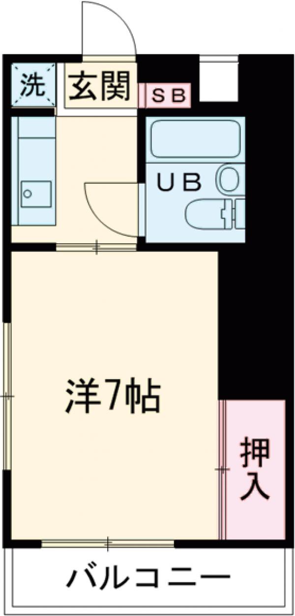 武蔵野マンションの間取り