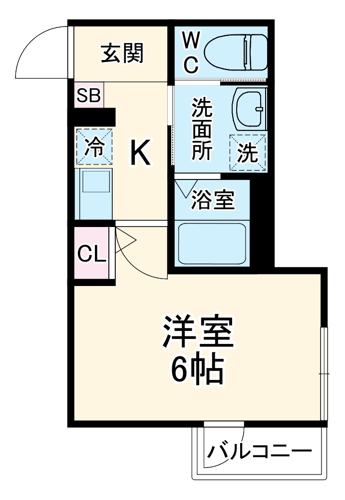 エスパシオ本町の間取り