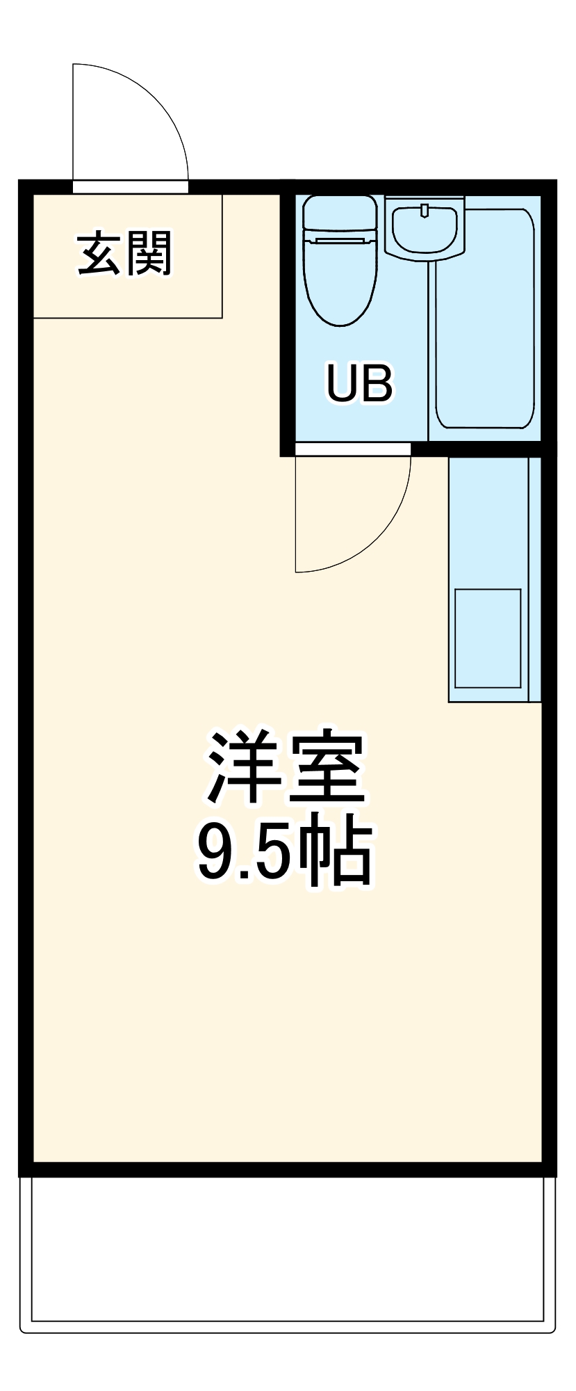 メゾンダイケーの間取り