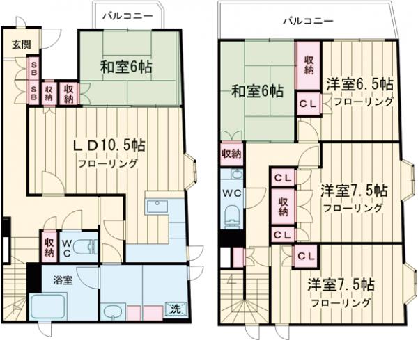 コーディアル久我山の間取り