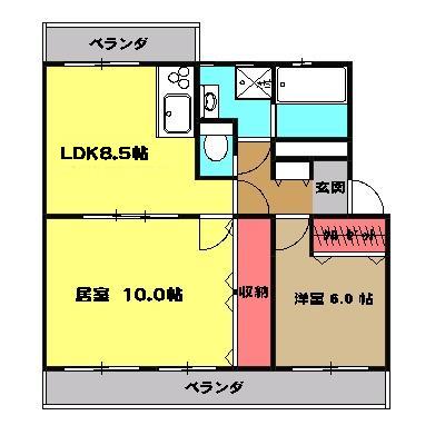 オリーブガーデンの間取り