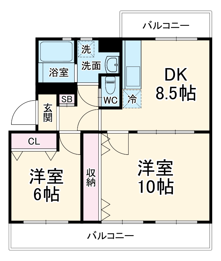オリーブガーデンの間取り