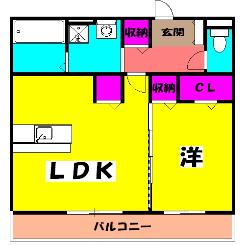 グランシャリオＡｂｅの間取り