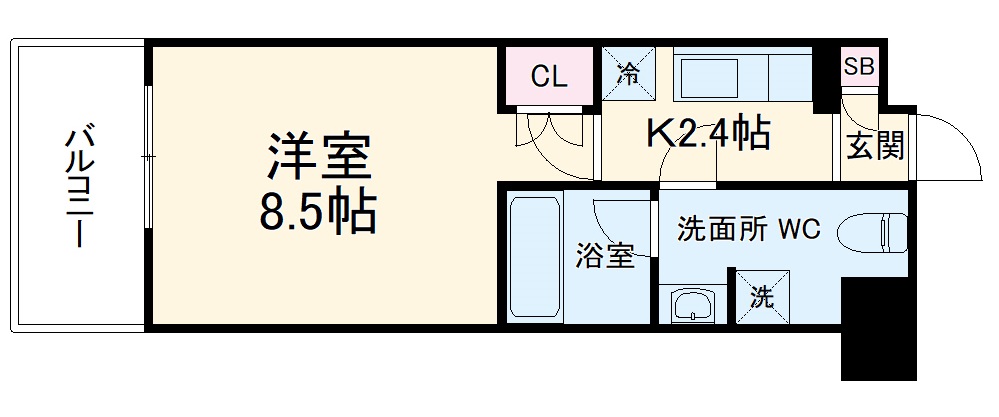 メゾンボヌールの間取り