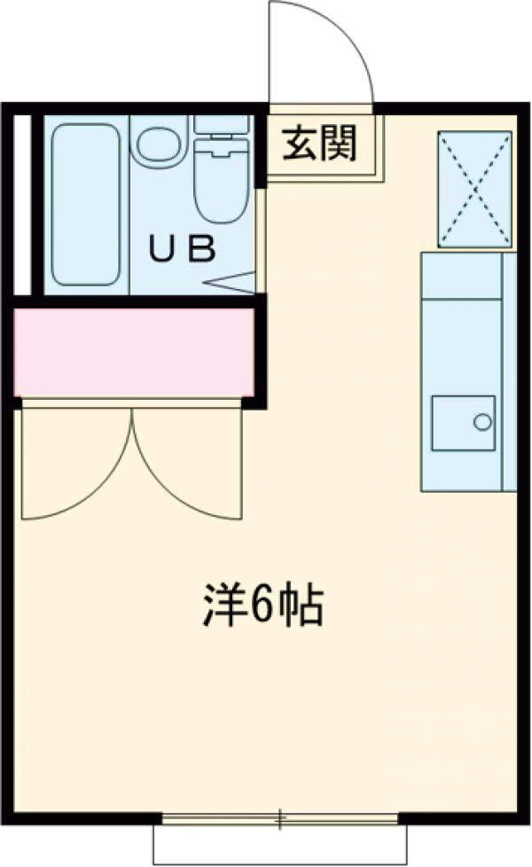 パラシオン泉Bの間取り