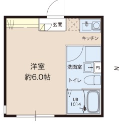 レピュア蓮根レジデンスEASTの間取り