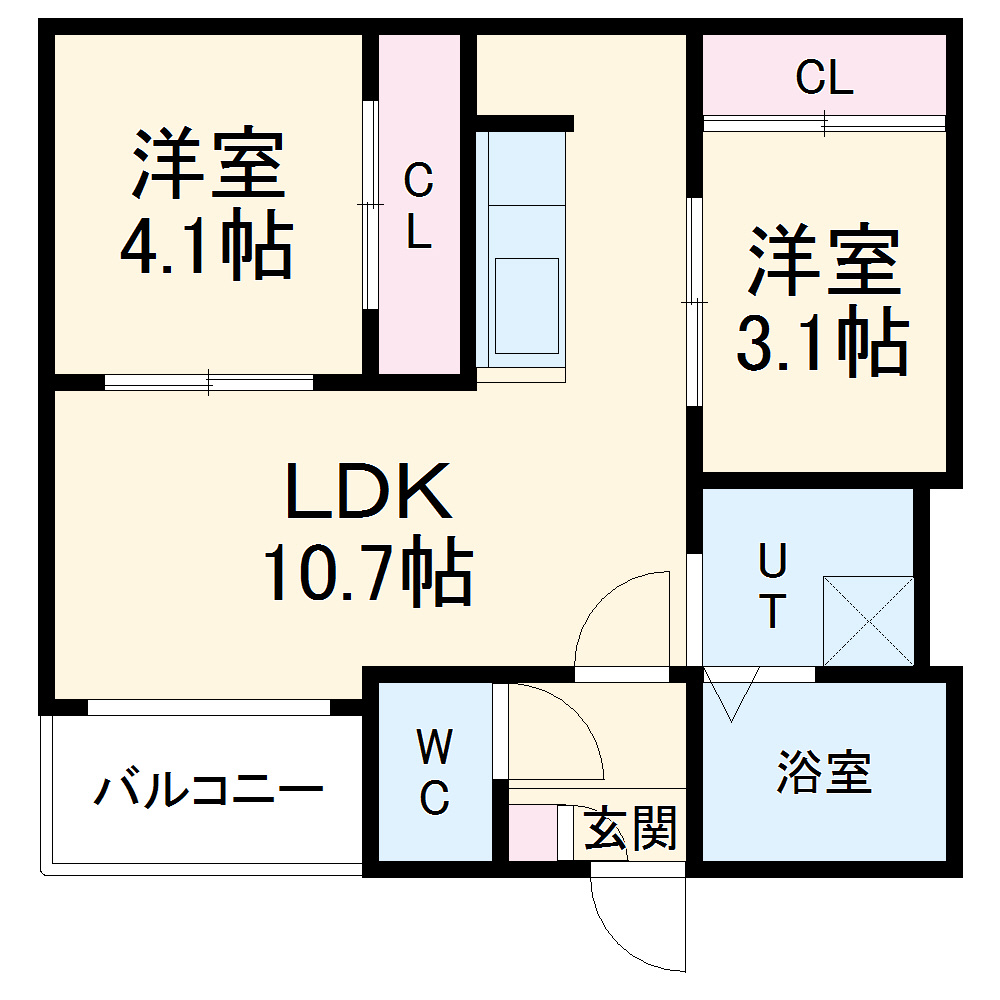 REGALEST 伝馬町の間取り