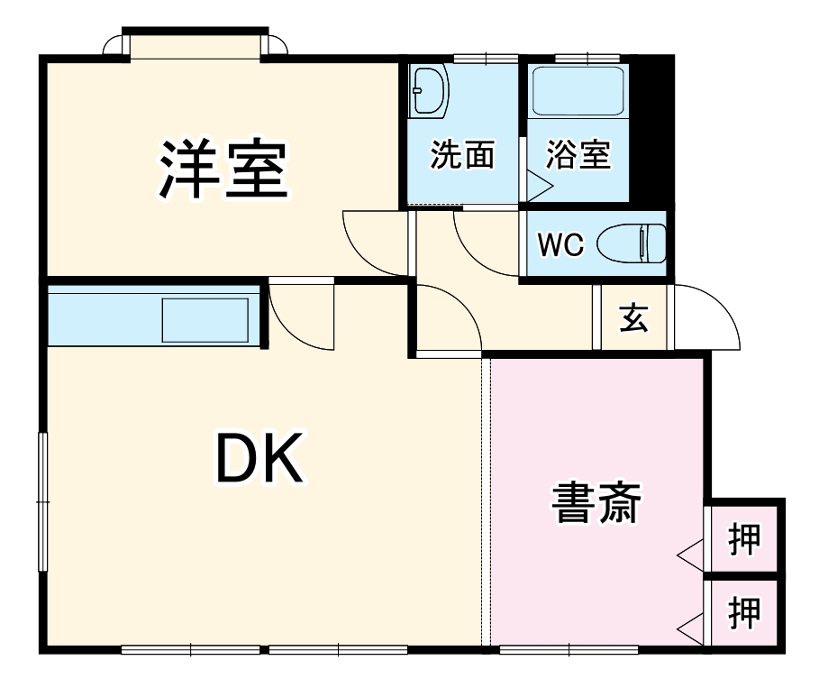 八木マンションの間取り