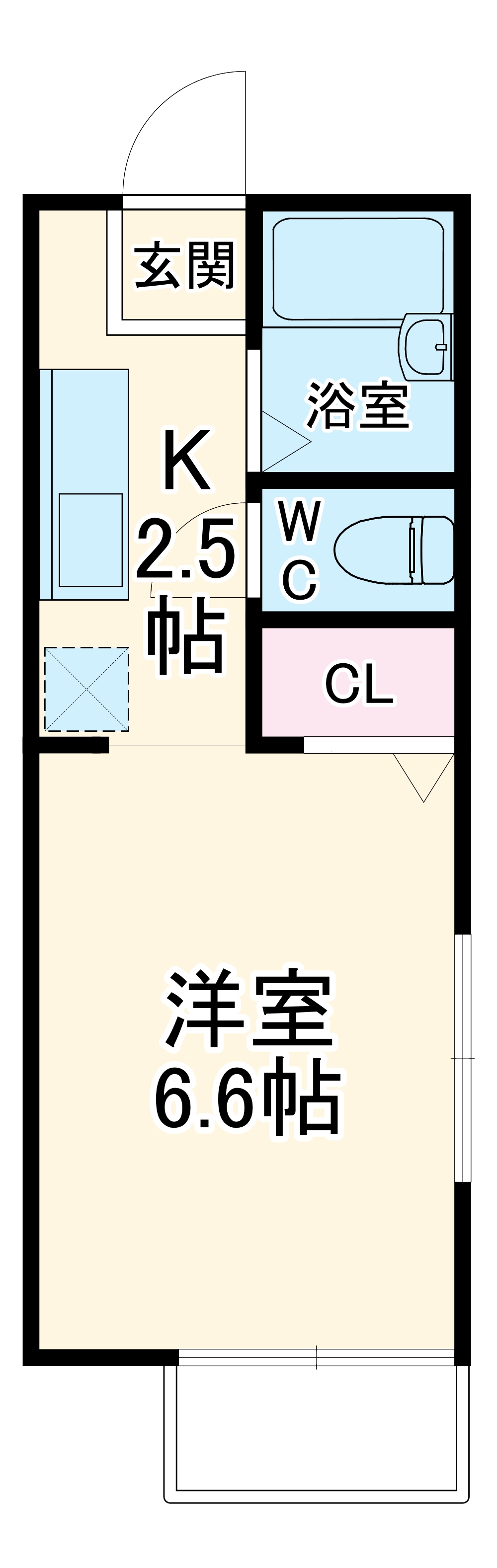 フェリシモKの間取り