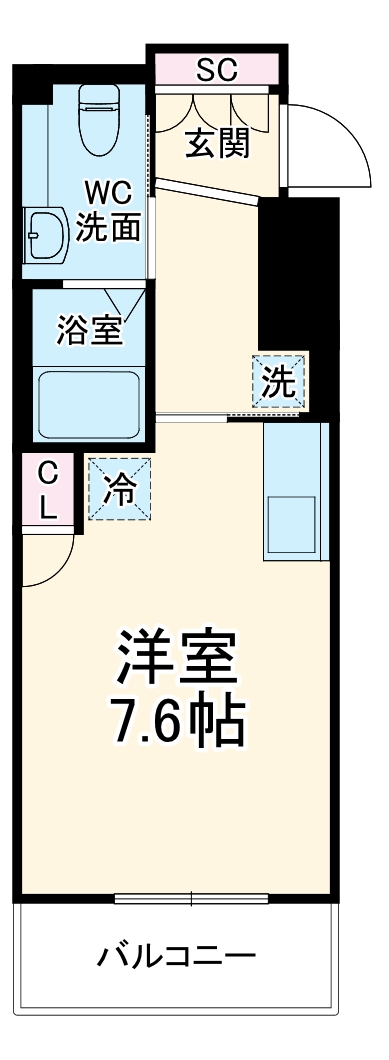 パークアクシス名駅南の間取り