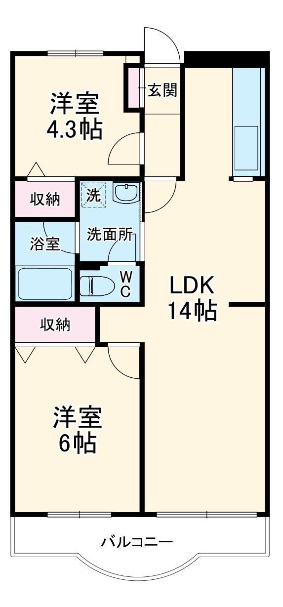 YH湘南の間取り