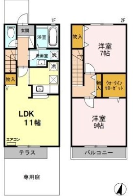 パストラルⅡの間取り