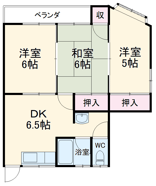 セレクトハウス八幡の間取り