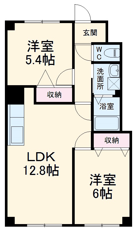プロミネントAMAの間取り